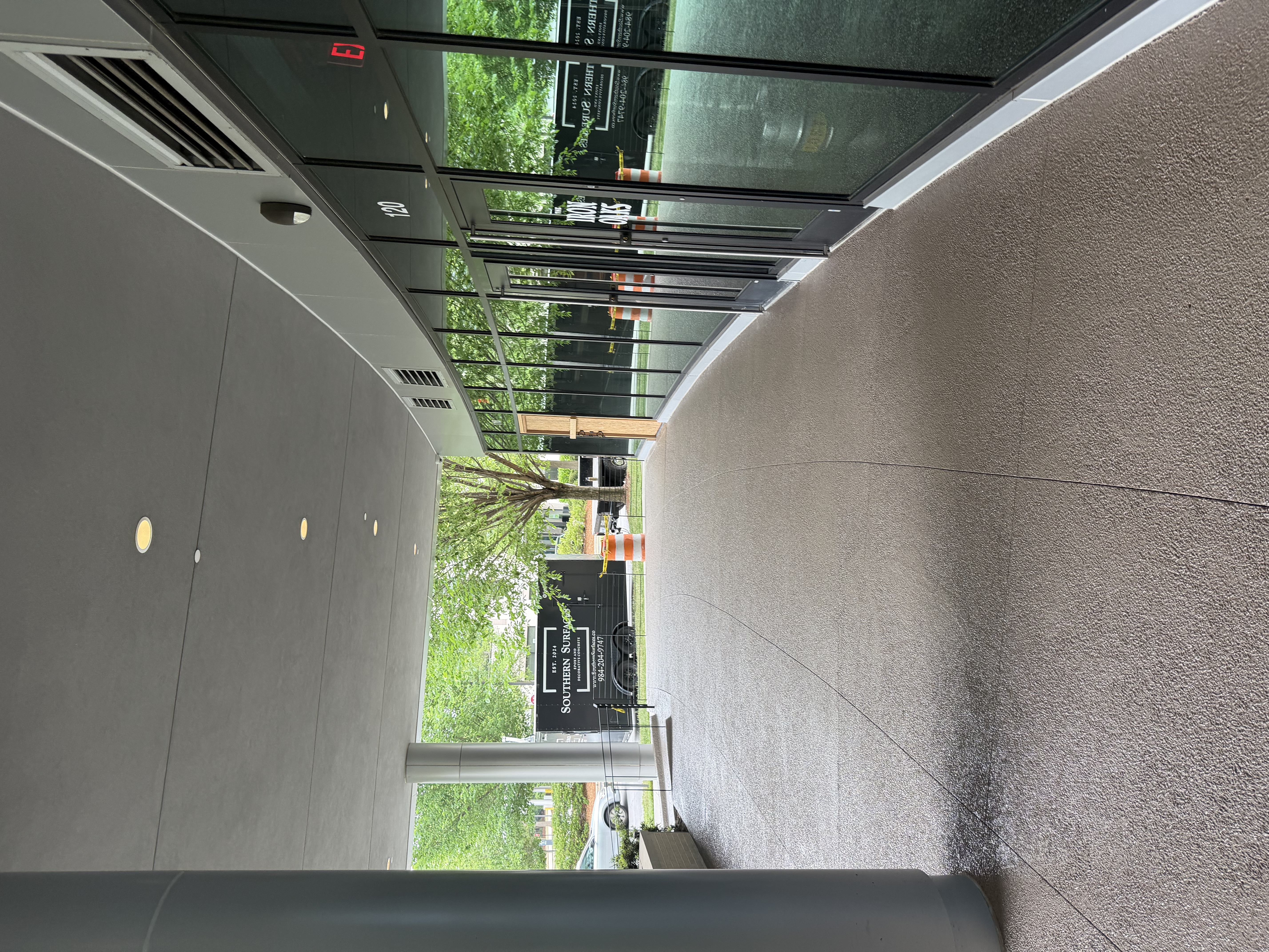 Concrete sealant application by Southern Surfaces LLC